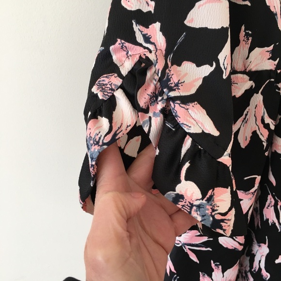 NEW Madewell Moonblossom Ruffle-Sleeve Dress - Picture 4 of 8